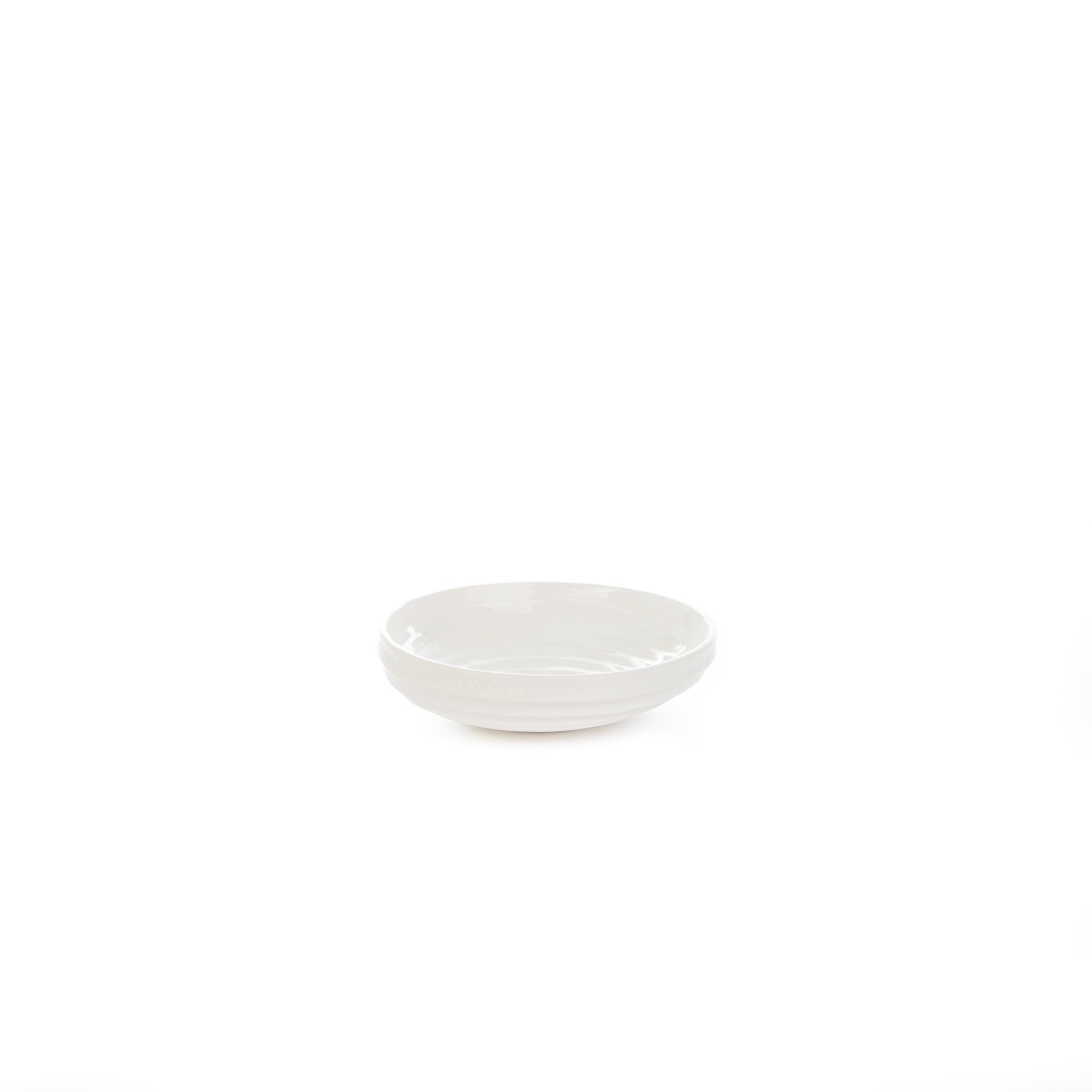 sögne bowl white ribbed small