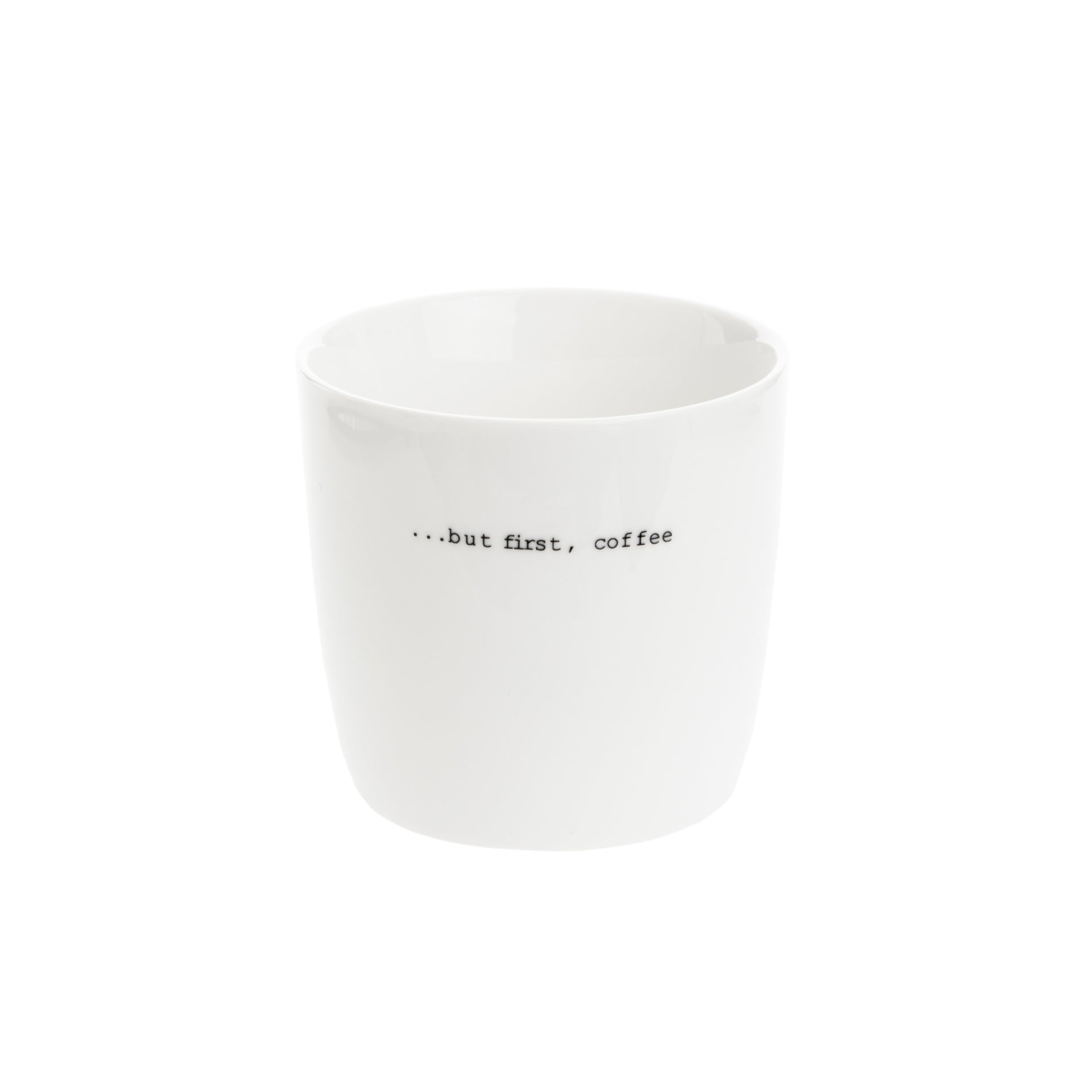 sögne mug white  ..but first coffee