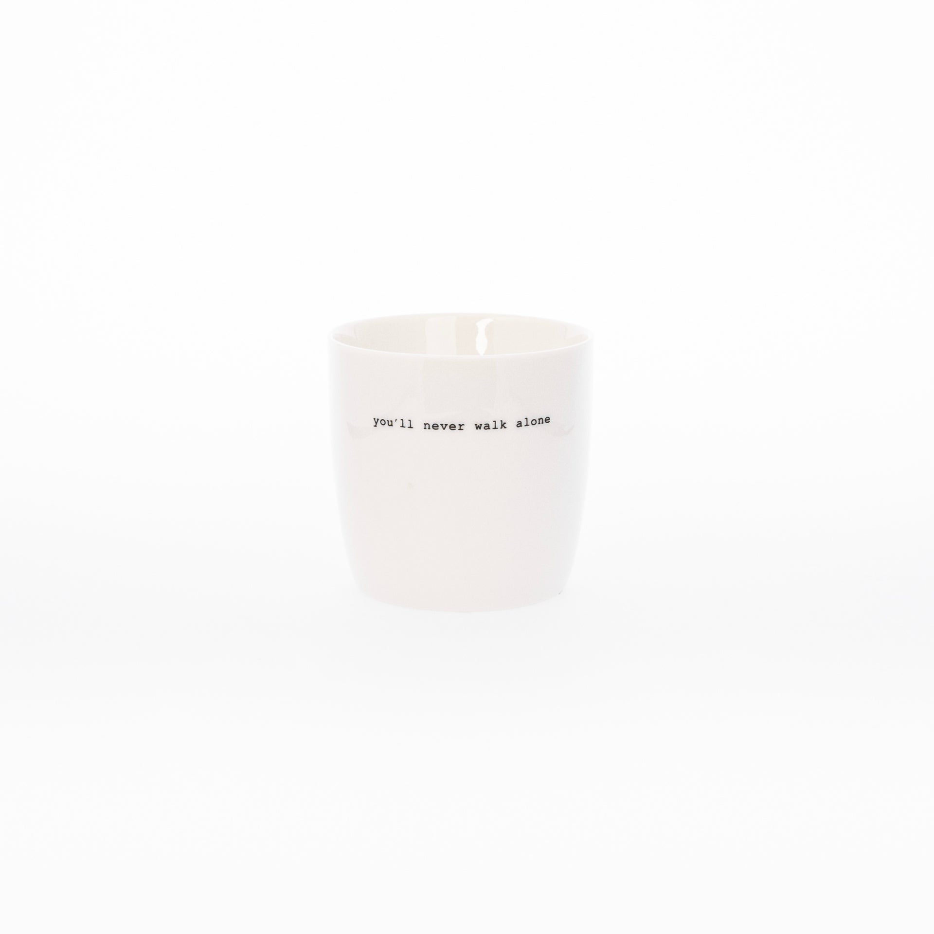 sögne mug white you`ll never walk alone