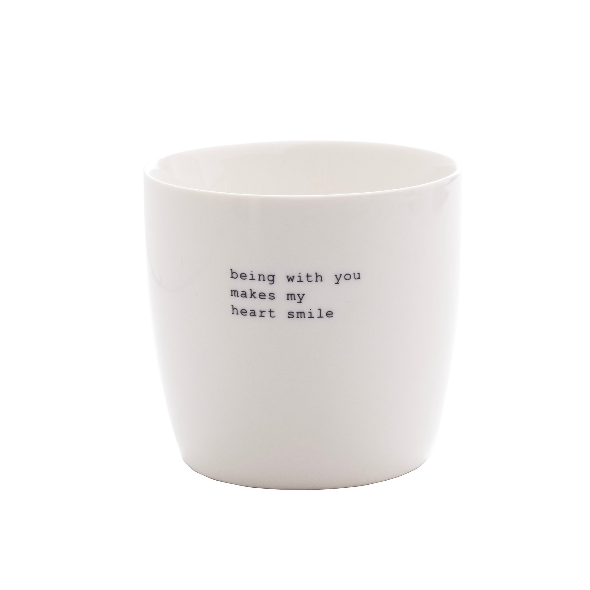 sögne mug white being with you