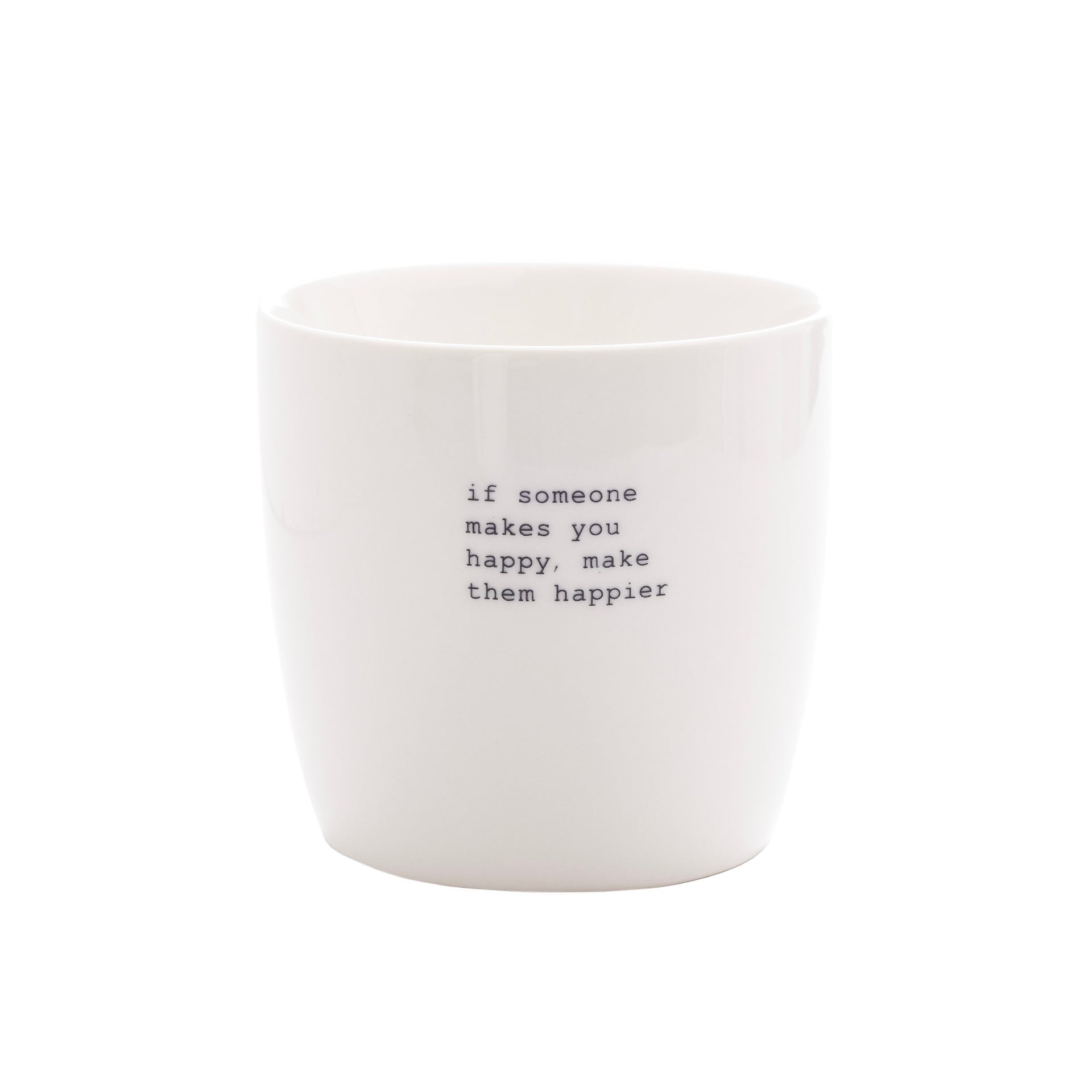 sögne mug white if someone makes you happy