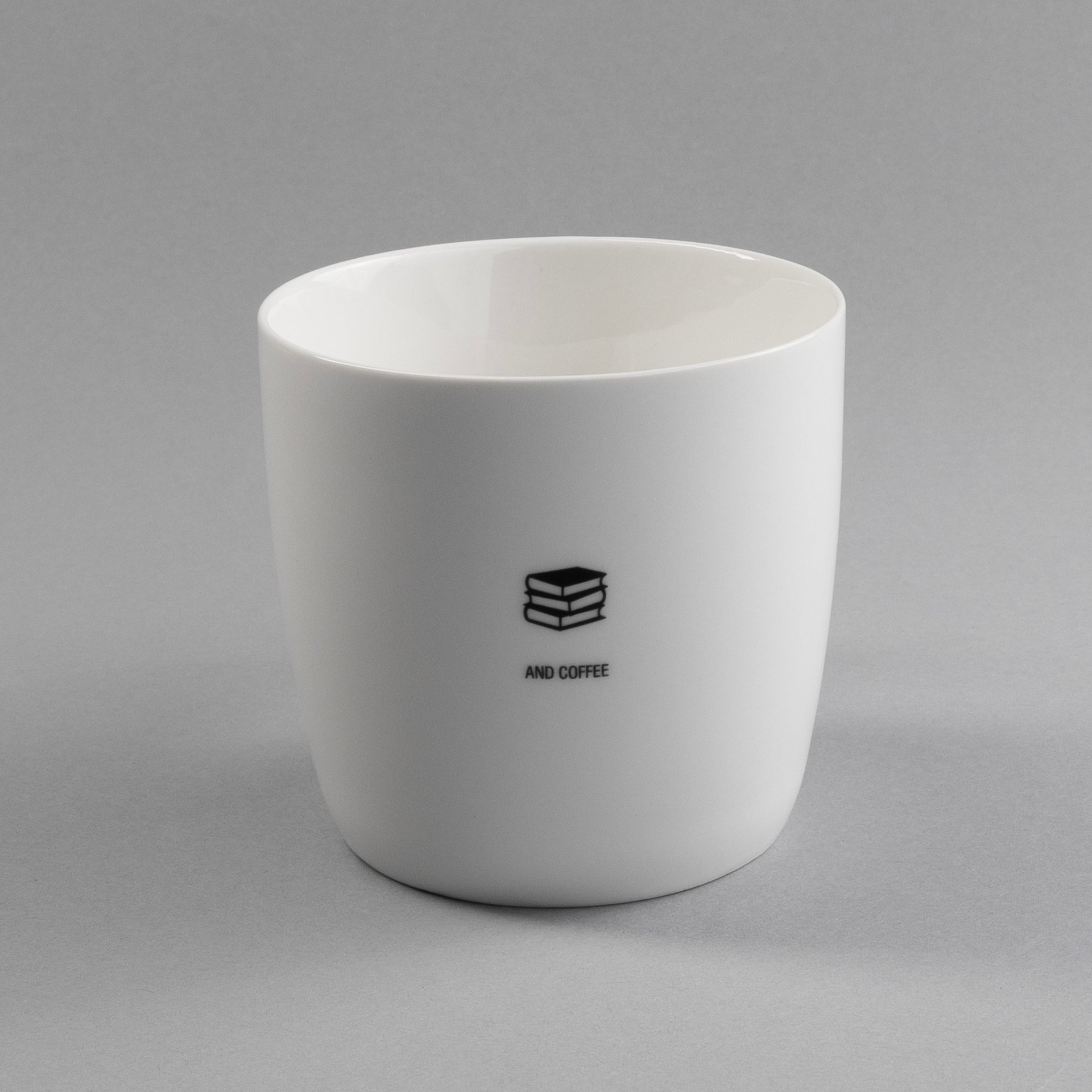 sögne mug white ikon bøker