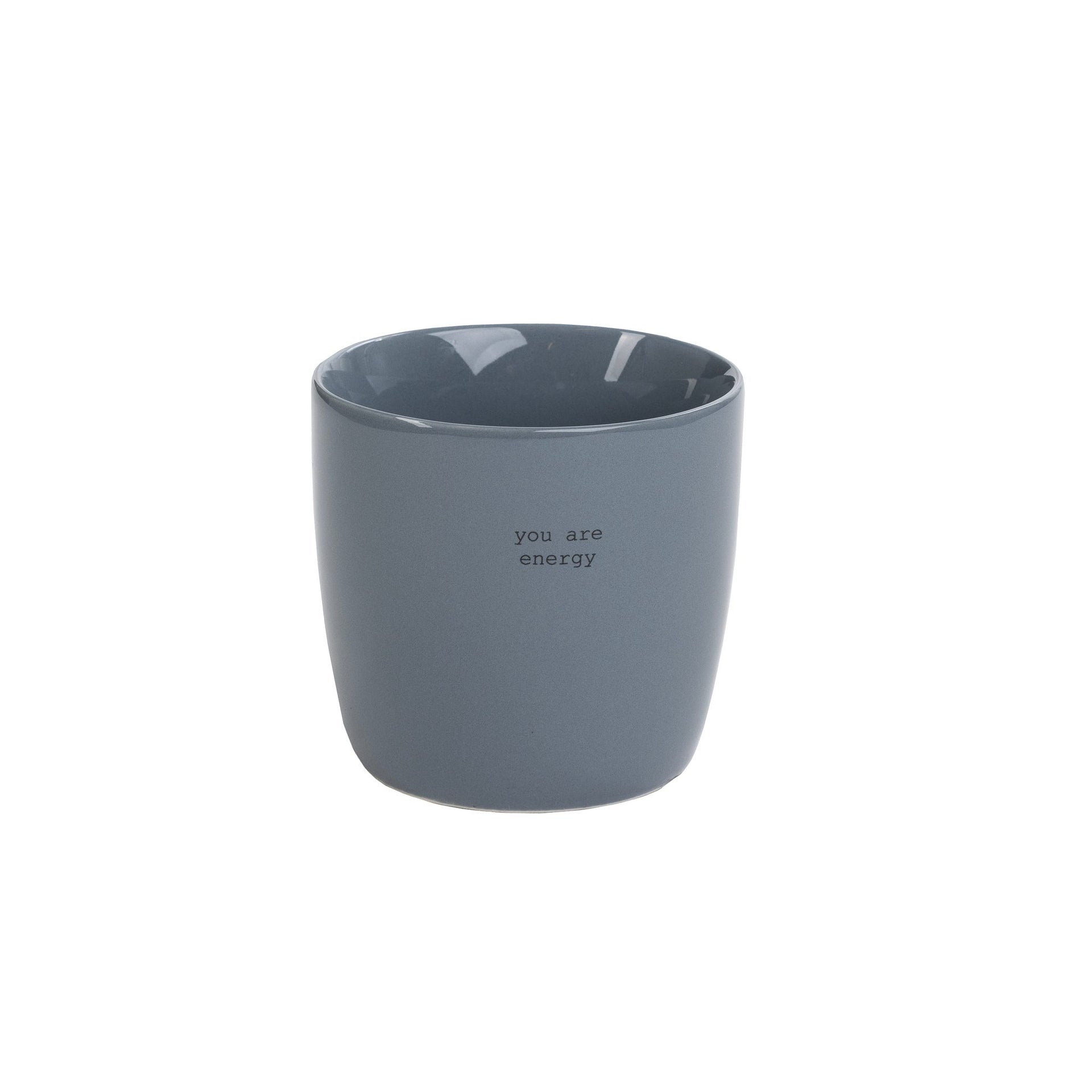 sögne dark blue mug you are energy